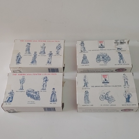 Vintage Toy Soldiers Americana Pewter Collection Solid Pewter Mini Figurines - Picture 2 of 12
